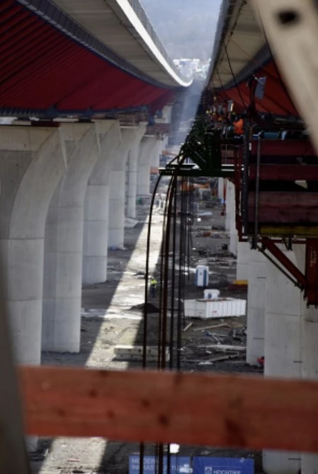 Querverschub Lennetalbrücke 45 Querverschub Lennetalbrücke 45